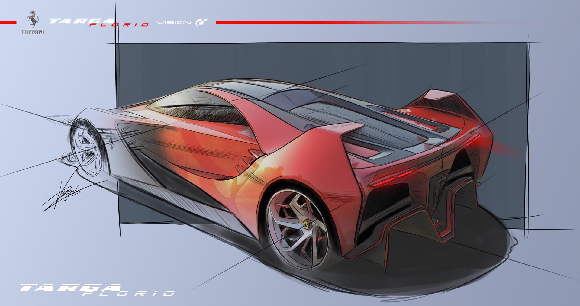3. Photoshop Render Rear