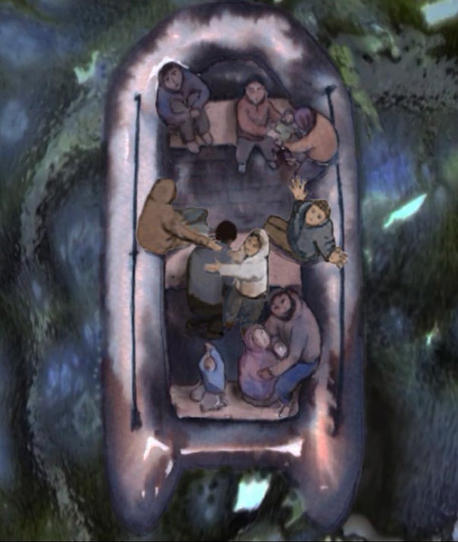 Carrie Mackinnon Overhead boat