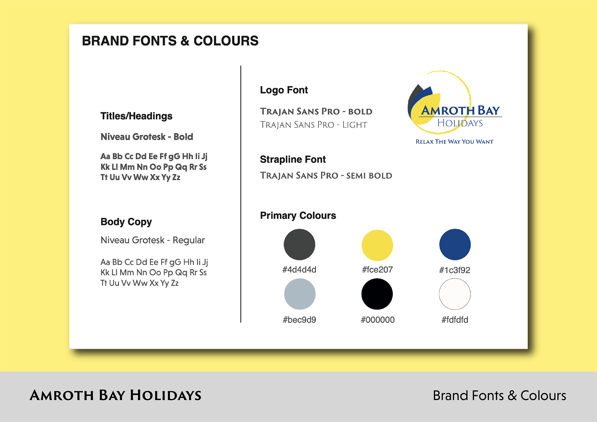 Brand Fonts & Colours