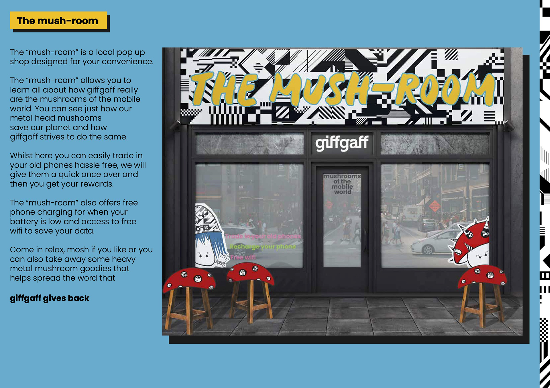 Rachel Kestin Giffgaff Mush-Room
