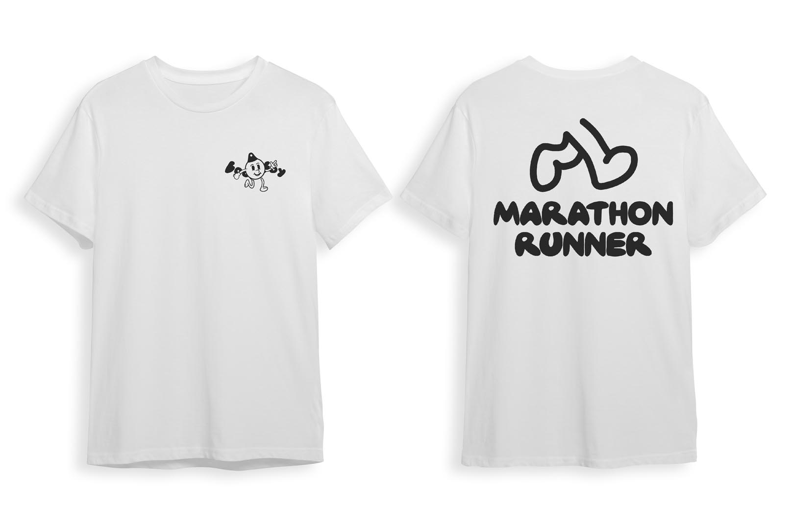 William Collyer Marathon Runner Shirt Design