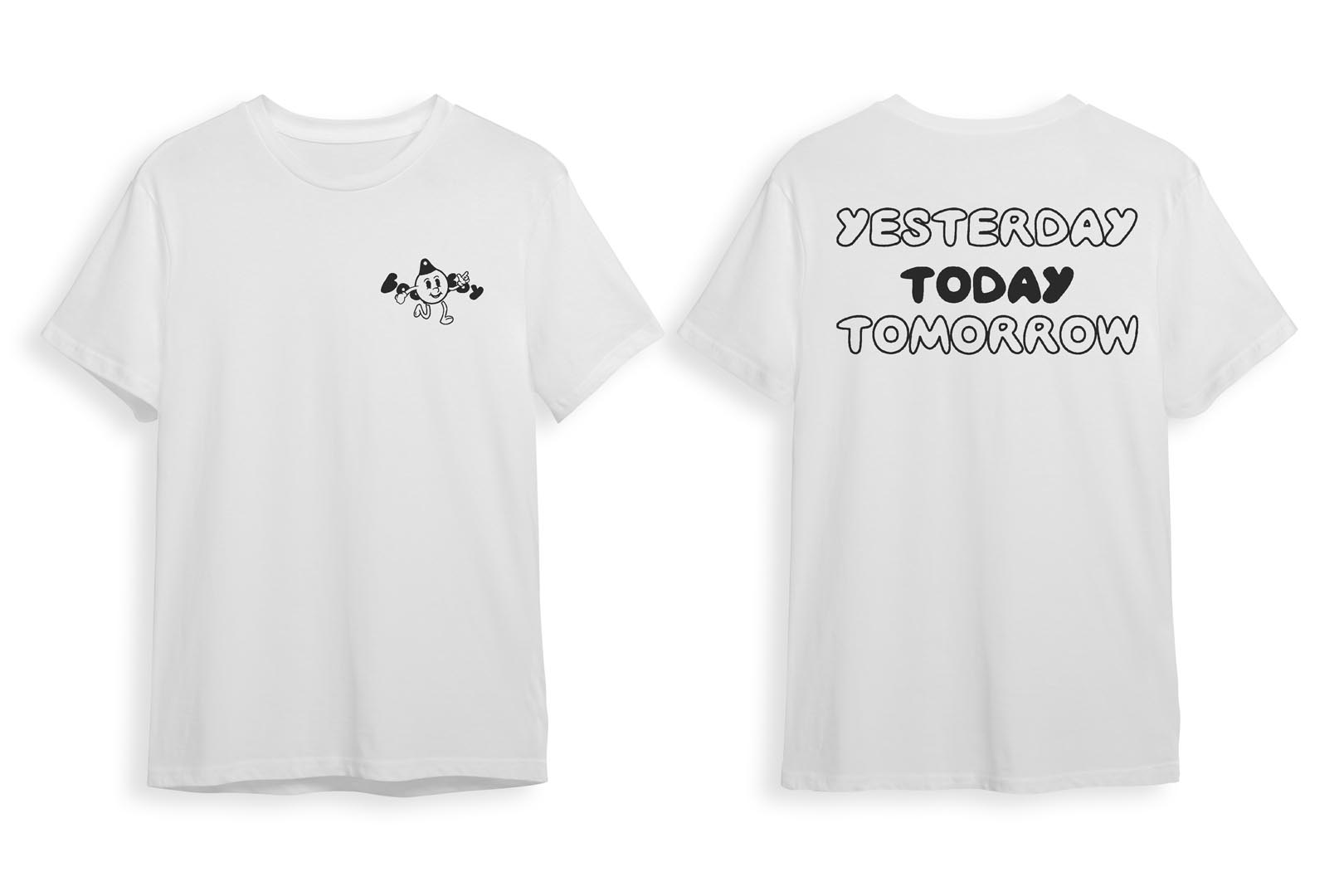 Yesterday Today Tomorrow Shirt Mockup