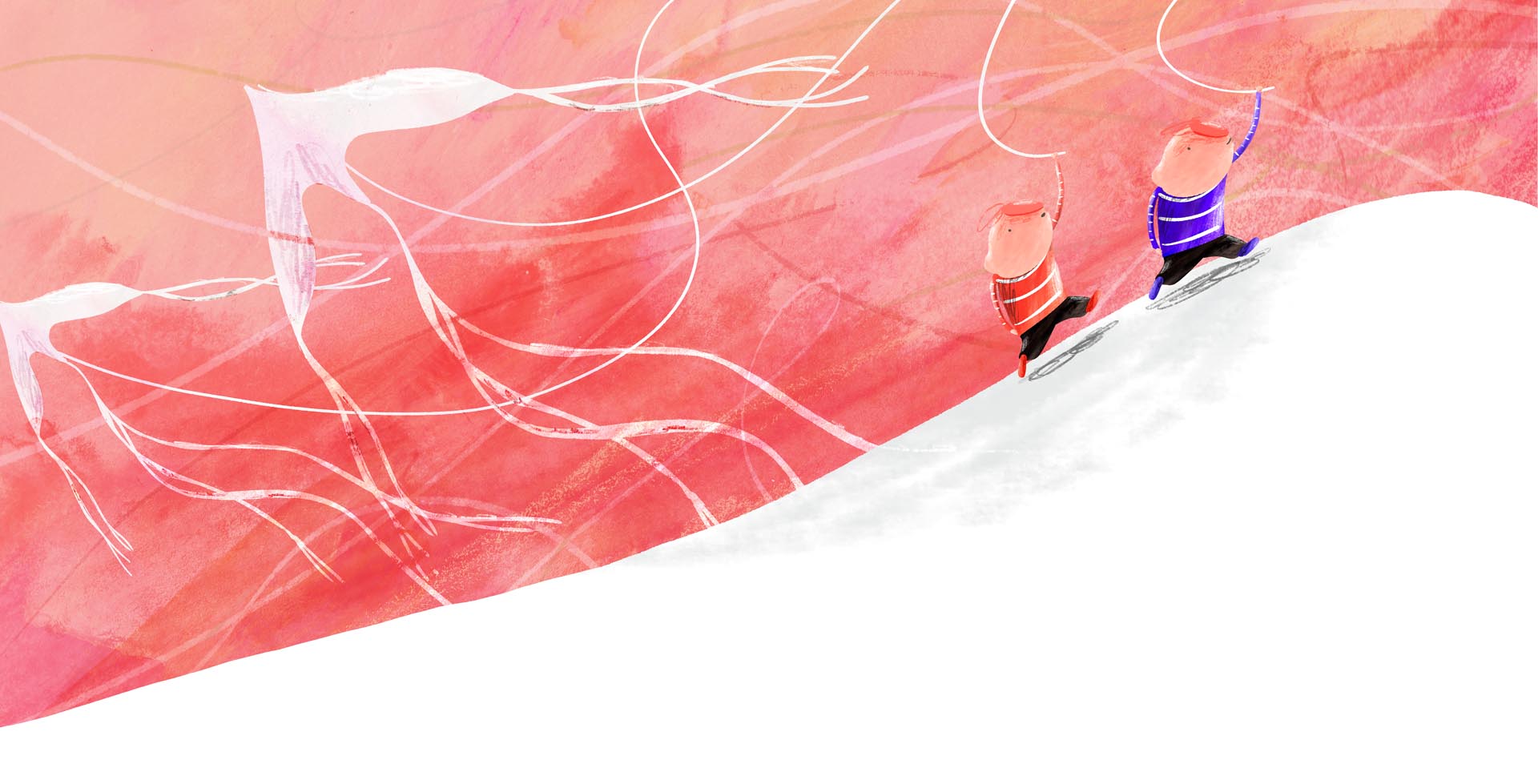 flew kites Illustration (Joshua Rush)
